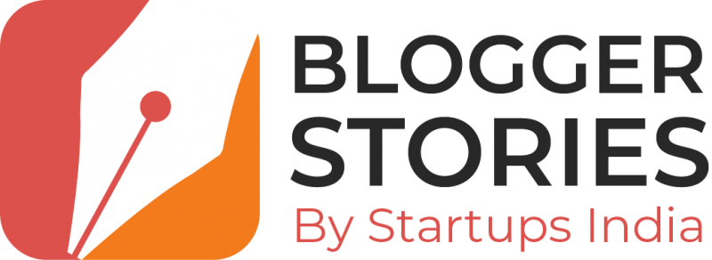blogger stories logo black